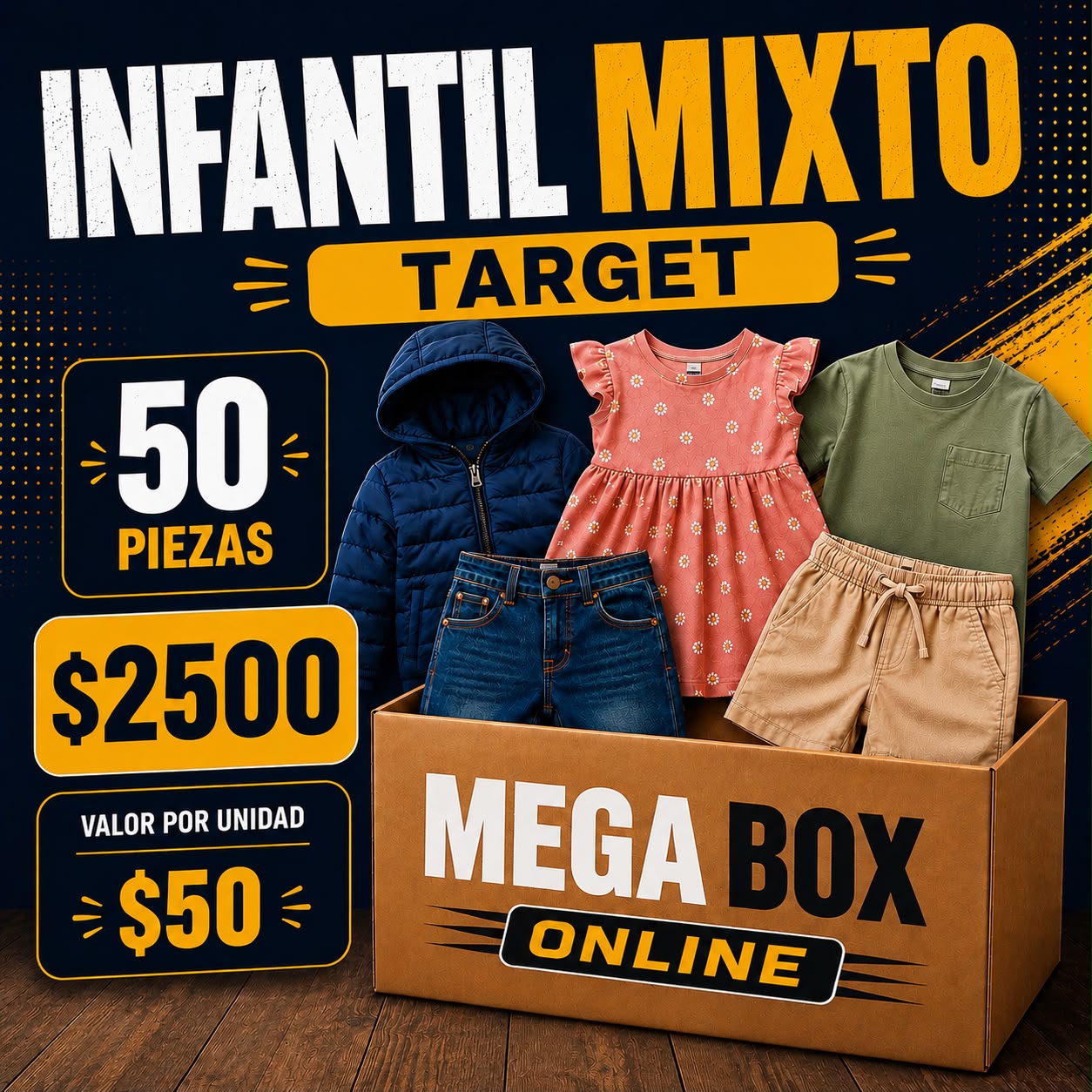 TARGET INFANTIL 50 MIXTO