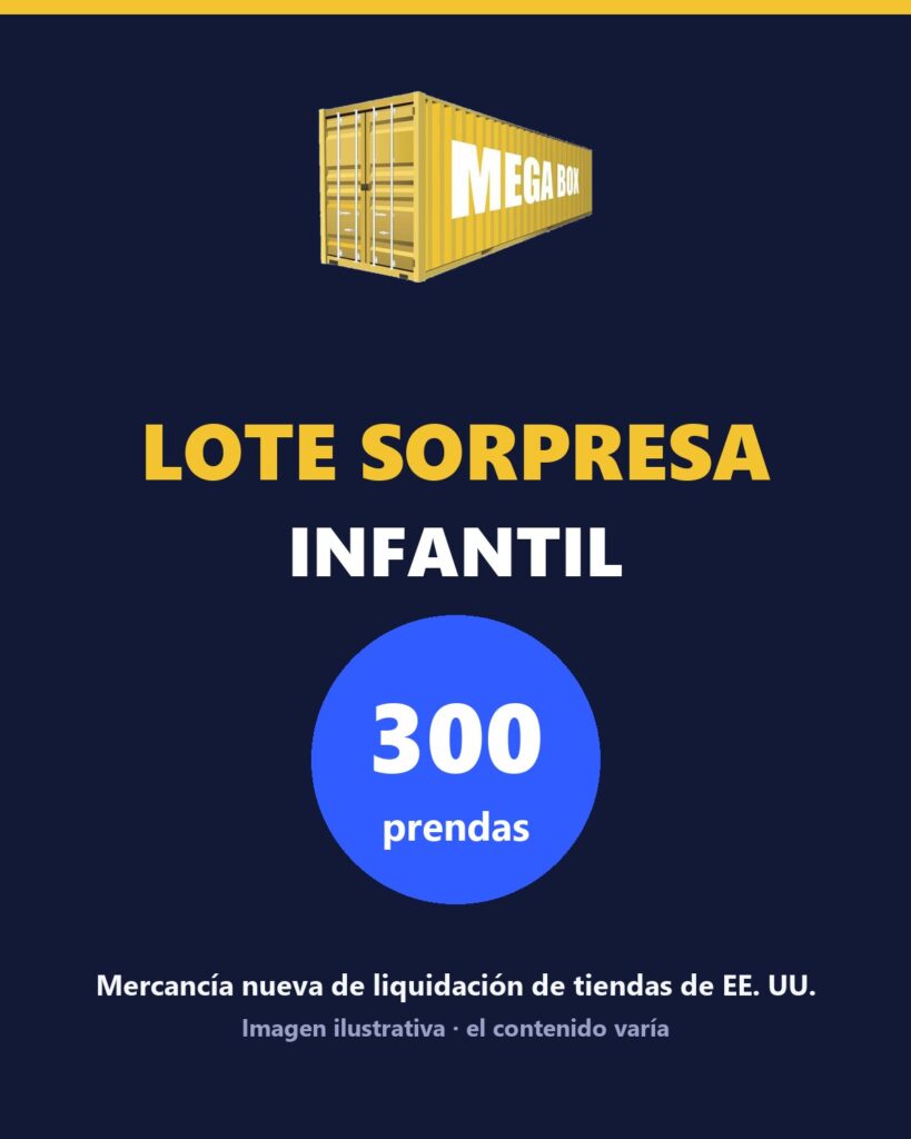 Portada ilustrativa Lote Sorpresa infantil 300