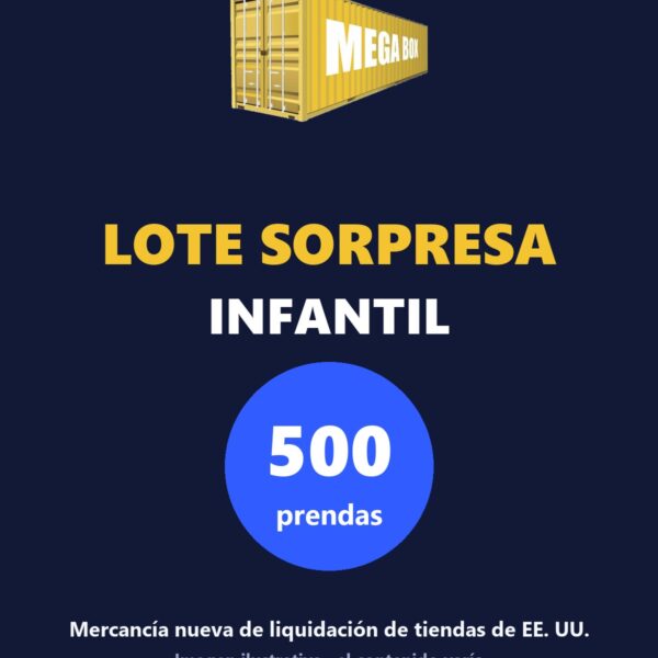 Portada ilustrativa Lote Sorpresa infantil 500